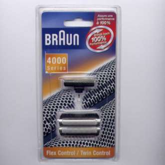 Braun 4000 Flex Control black foils and cutters