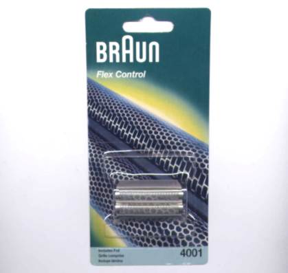 Braun 4001 Flex Control Grey Foil